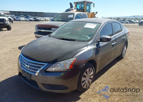 2014 Nissan Sentra S from USA, damaged, VIN 3N1AB7AP4EY234337